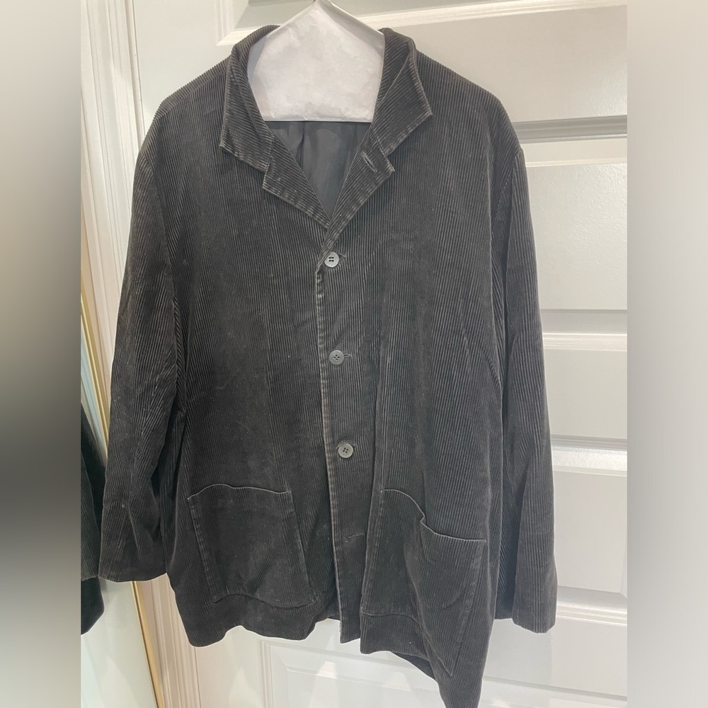 Eileen Fisher black jacket large